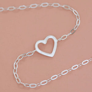 Heart stacking bracelet