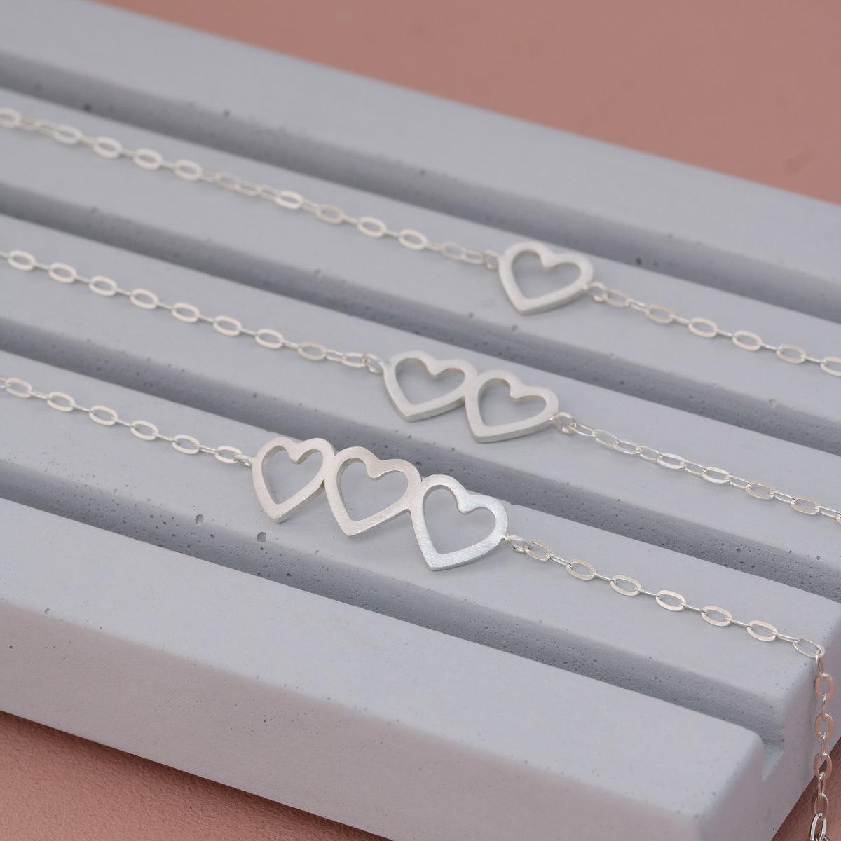 Interlocking Heart Bracelet