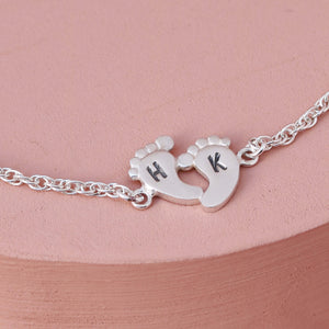 sterling silver mum bracelet