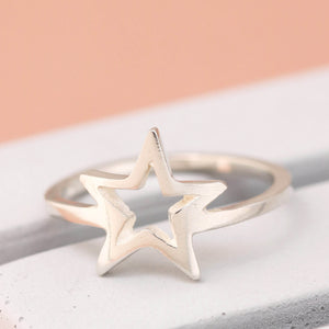 Silver Star Ring