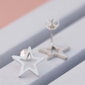 Minimalist Star Earrings