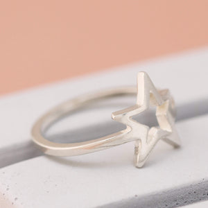 Minimalist star ring