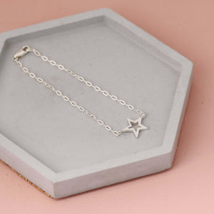 simple Star sterling silver bracelet