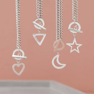 Good luck star toggle necklace