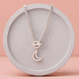 moon charm necklace