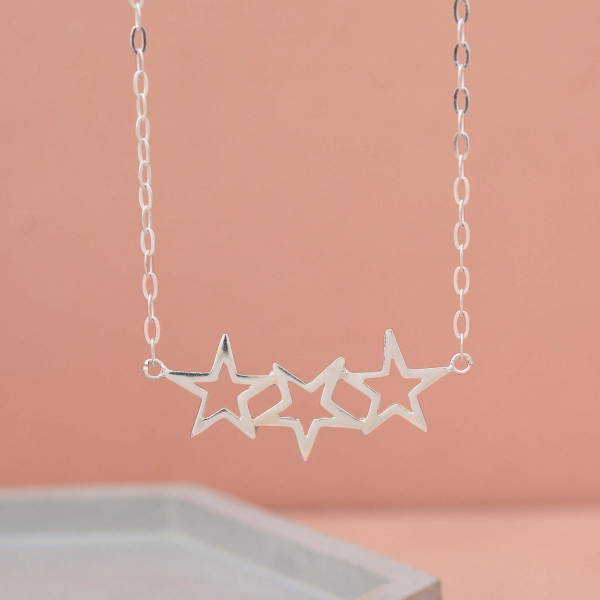 multi star necklace