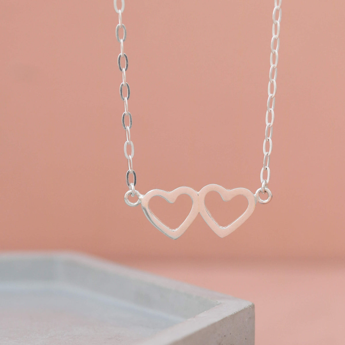 multiple heart necklace