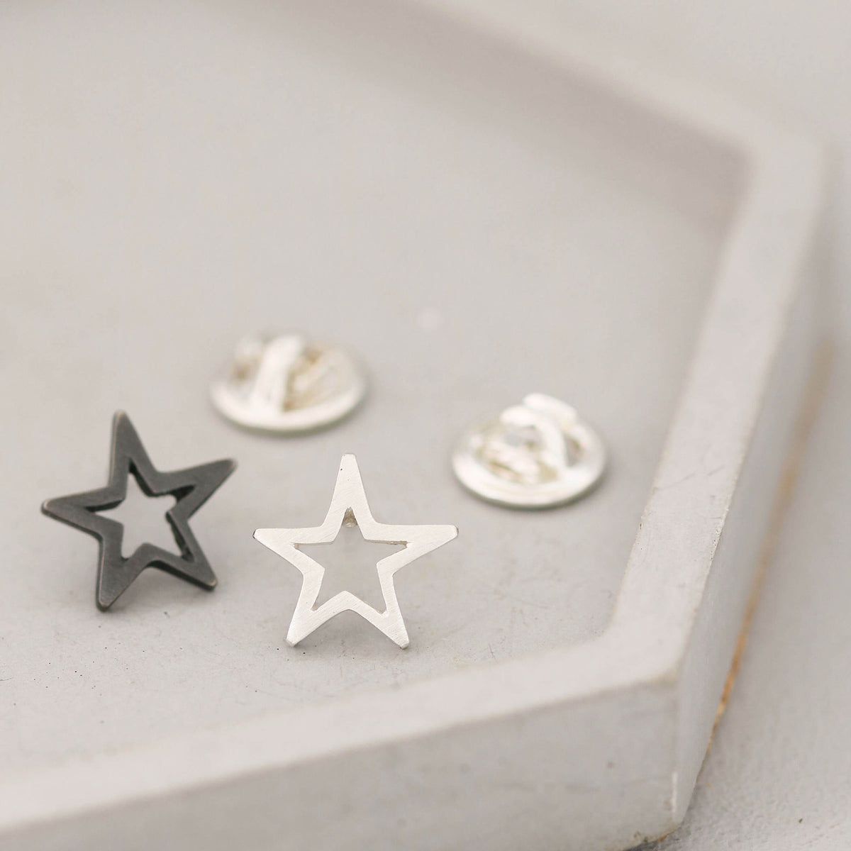 silver star lapel pin