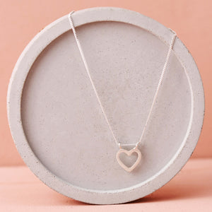 Silver Heart Necklace