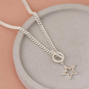 Star pendant silver